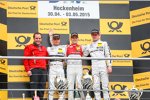 Pascal Wehrlein (HWA-Mercedes 2), Jamie Green (Rosberg-Audi) und Paul di Resta (HWA-Mercedes) 