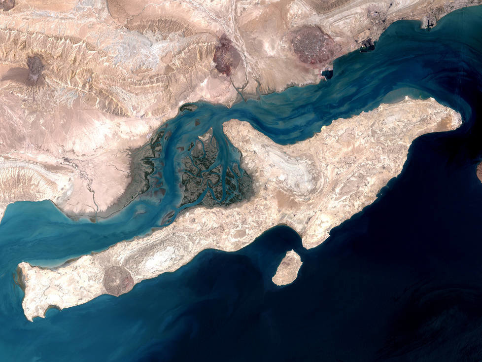 Insel Qeschm im Persischen Golf (Iran)