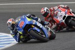 Maverick Vinales vor Andrea Dovizioso 