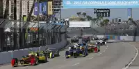 Start zum Formel-E-Rennen in Long Beach 2015 mit Daniel Abt (Abt) an der Spitze
