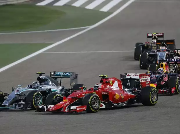 Nico Rosberg, Kimi Räikkönen Titel-Bild zur News: Nico Rosberg, Kimi Räikkönen