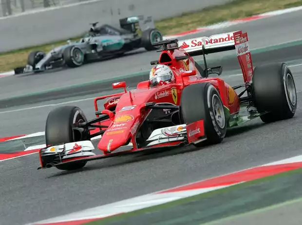 Titel-Bild zur News: Sebastian Vettel, Nico Rosberg