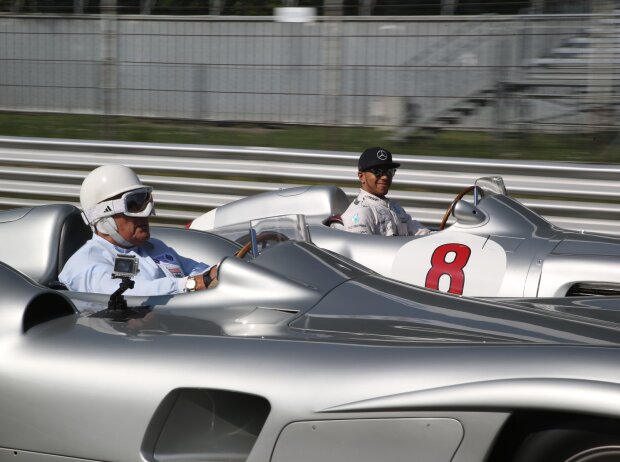 Lewis Hamilton und Stirling Moss Lewis Hamilton und Stirling Moss