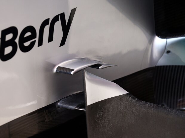 Titel-Bild zur News: Luftleitbleche am Mercedes F1 W06