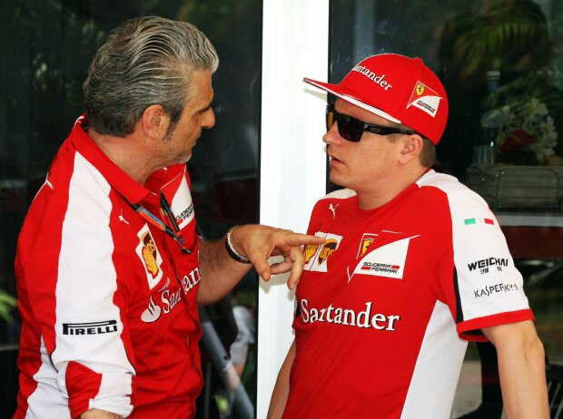 Maurizio Arrivabene, Kimi Räikkönen Maurizio Arrivabene, Kimi Räikkönen