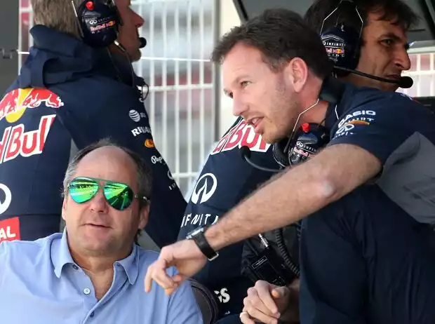 Christian Horner, Gerhard Berger Titel-Bild zur News: Christian Horner, Gerhard Berger