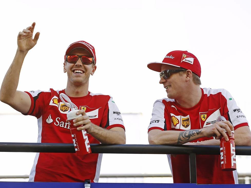 Sebastian Vettel, Kimi Räikkönen