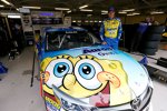 Der Waltrip-Toyota von David Ragan im SpongeBob-Design
