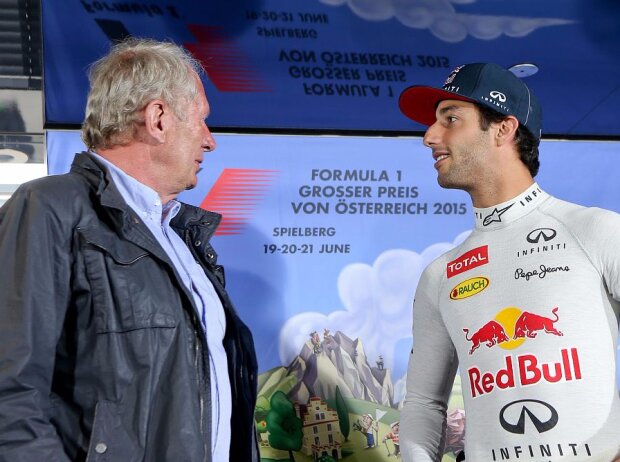 Titel-Bild zur News: Helmut Marko, Daniel Ricciardo