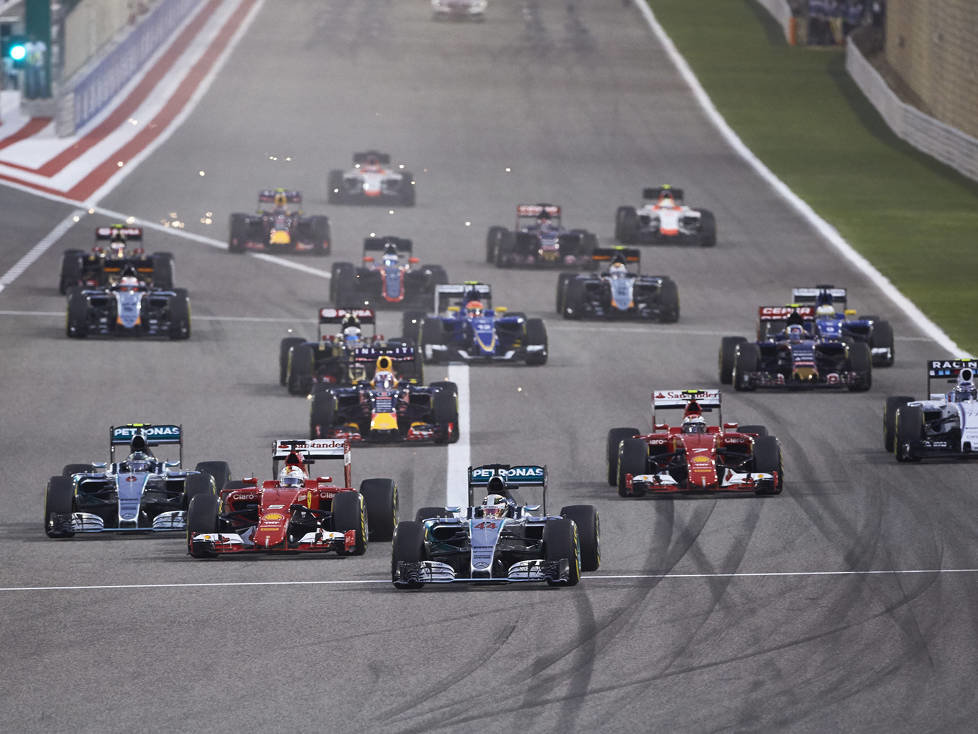 Lewis Hamilton, Sebastian Vettel, Kimi Räikkönen, Nico Rosberg