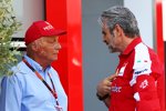 Niki Lauda und Maurizio Arrivabene 