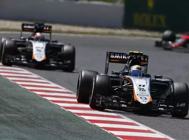 Titel-Bild zur News: Sergio Perez, Nico Hülkenberg