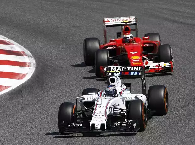 Valtteri Bottas, Kimi Räikkönen Titel-Bild zur News: Valtteri Bottas, Kimi Räikkönen