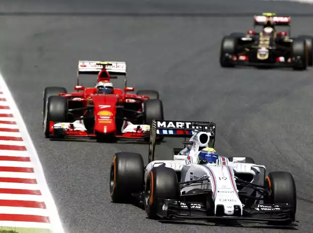 Titel-Bild zur News: Felipe Massa, Kimi Räikkönen