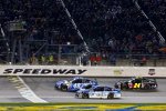 Restart: Jimmie Johnson, Dale Earnhardt Jun. und Jeff Gordon (alle Hendrick) 