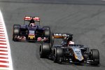 Nico Hülkenberg (Force India) und Max Verstappen (Toro Rosso) 