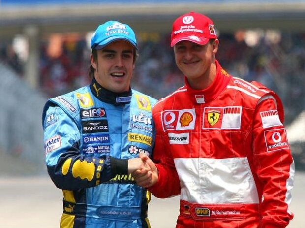 Fernando Alonso, Michael Schumacher Fernando Alonso, Michael Schumacher