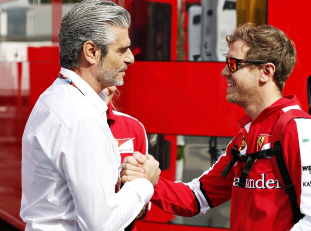 Maurizio Arrivabene, Sebastian Vettel