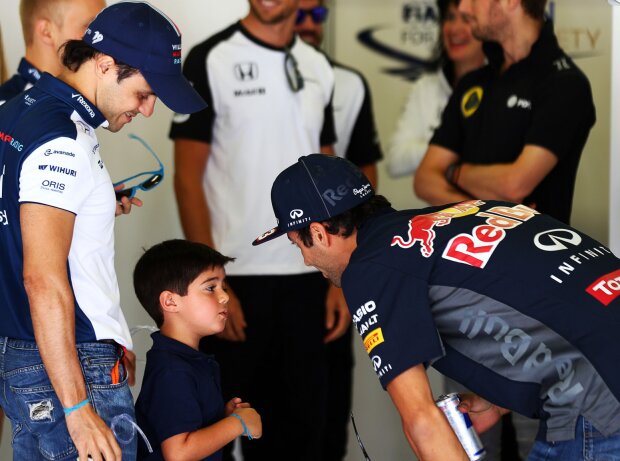 Titel-Bild zur News: Felipe Massa, Daniel Ricciardo