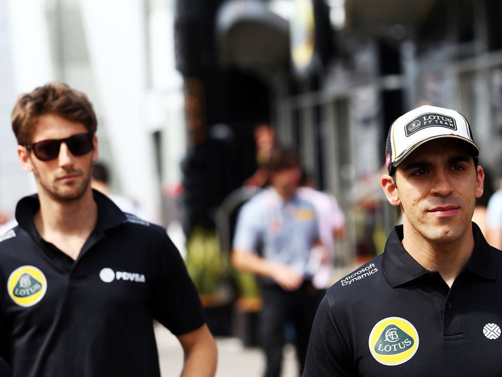 Pastor Maldonado, Romain Grosjean