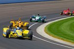 Marco Andretti (Andretti), Ryan Hunter-Reay (Andretti), Carlos Munoz (Andretti) und Sebastian Saavedra (Ganassi)