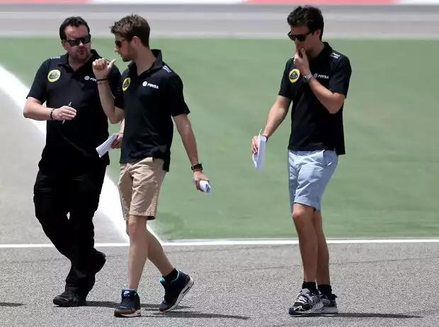 Romain Grosjean, Jolyon Palmer Titel-Bild zur News: Romain Grosjean, Jolyon Palmer