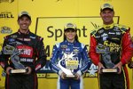 Greg Biffle, Danica Patrick und Clint Bowyer 