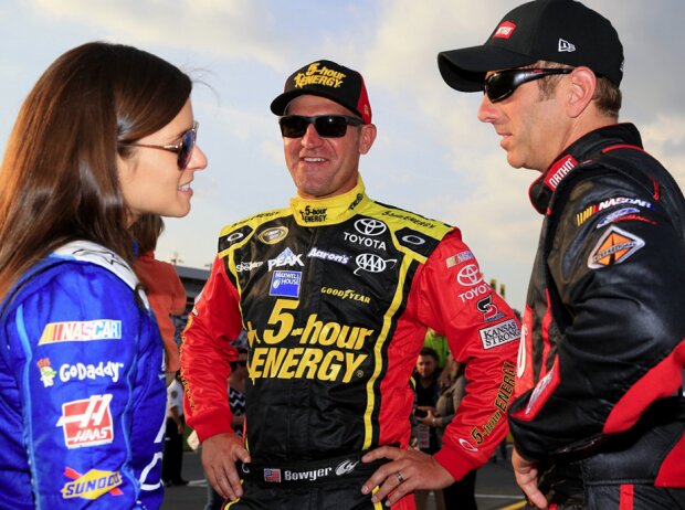 Danica Patrick, Clint Bowyer, Greg Biffle