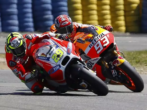 Marc Marquez, Andrea Iannone Titel-Bild zur News: Marc Marquez, Andrea Iannone