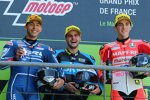 Enea Bastianini, Romano Fenati und Francesco Bagnaia 