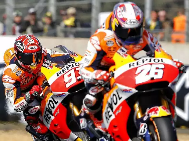 Marc Marquez, Daniel Pedrosa Titel-Bild zur News: Marc Marquez, Daniel Pedrosa