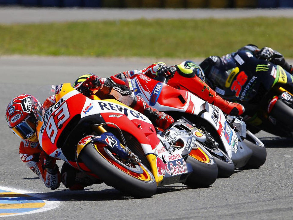 Marc Marquez, Andrea Iannone, Bradley Smith