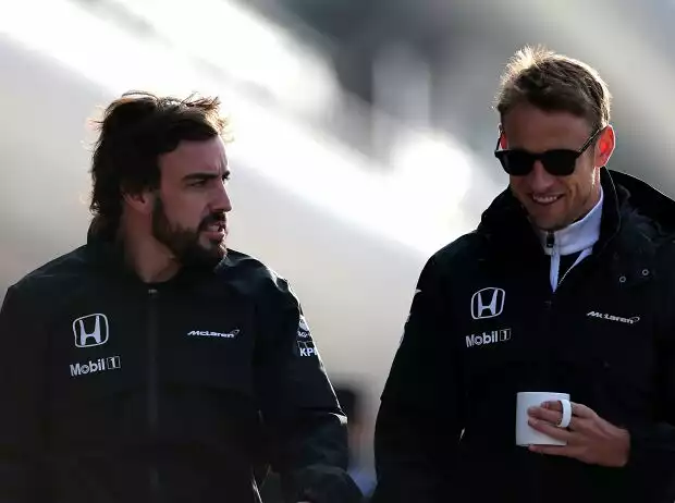 Fernando Alonso, Jenson Button Titel-Bild zur News: Fernando Alonso, Jenson Button