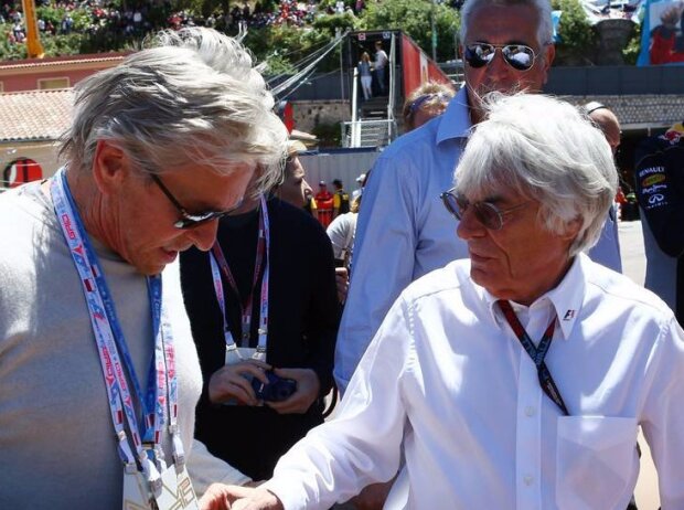 Michael Douglas, Bernie Ecclestone Michael Douglas, Bernie Ecclestone