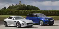 Jaguar F-Type R AWD und Range Rover Sport SVR