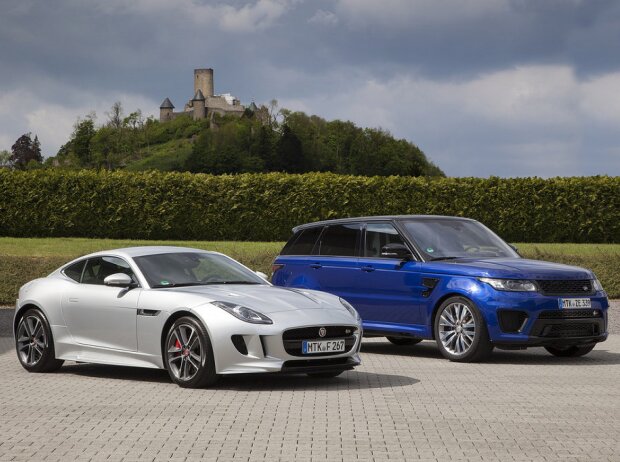 Titel-Bild zur News: Jaguar F-Type R AWD und Range Rover Sport SVR