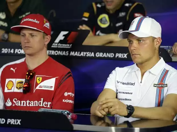 Valtteri Bottas, Kimi Räikkönen Titel-Bild zur News: Valtteri Bottas, Kimi Räikkönen