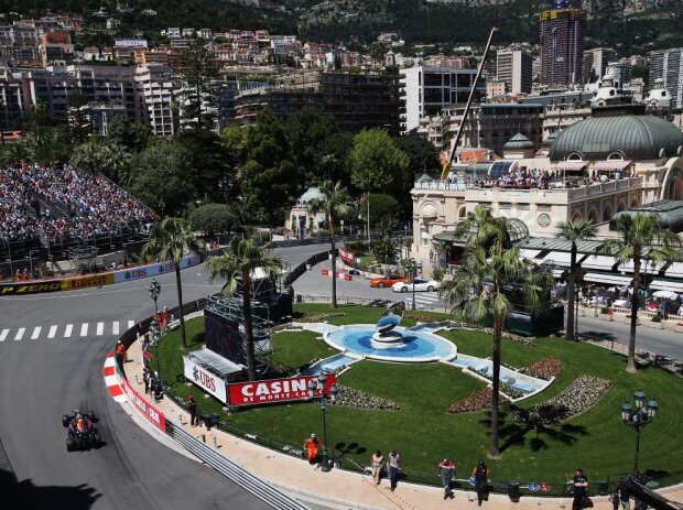 Titel-Bild zur News: Casino-Kurve in Monte Carlo, Monaco