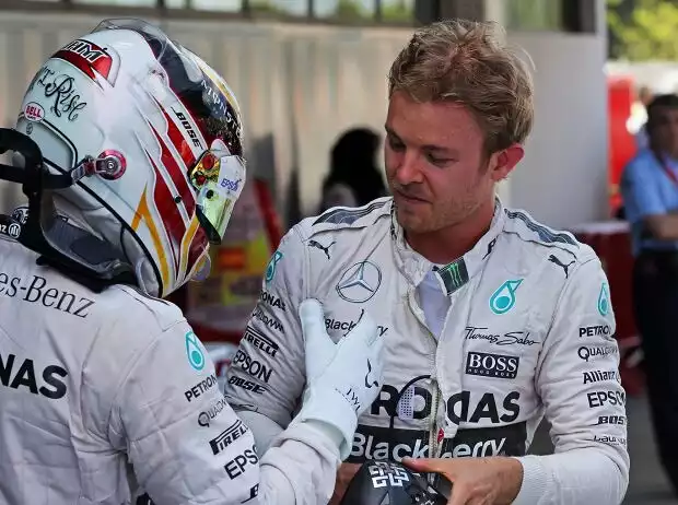 Titel-Bild zur News: Lewis Hamilton, Nico Rosberg