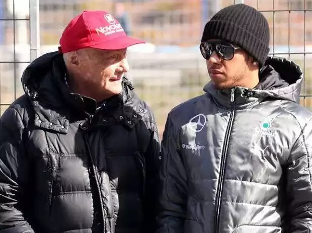 Lewis Hamilton, Niki Lauda Titel-Bild zur News: Lewis Hamilton, Niki Lauda