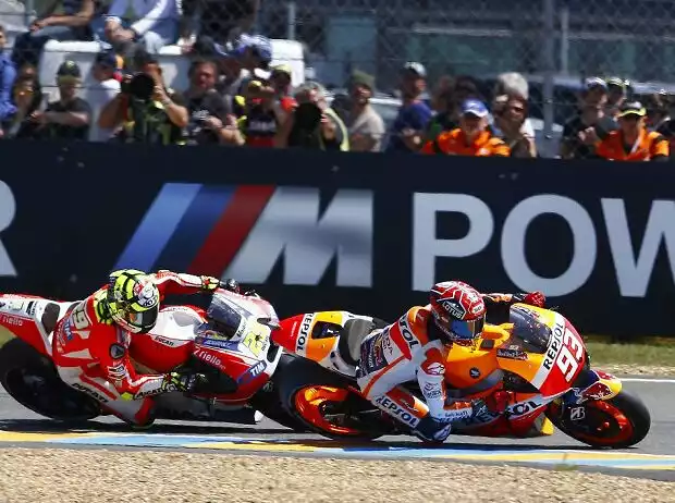 Marc Marquez, Andrea Iannone Titel-Bild zur News: Marc Marquez, Andrea Iannone