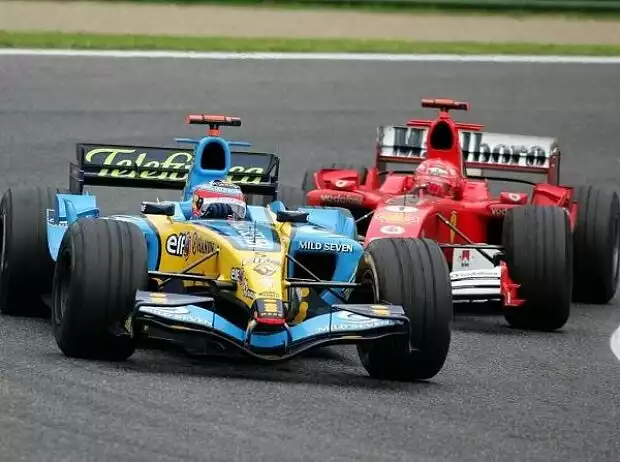 Fernando Alonso, Michael Schumacher Titel-Bild zur News: Fernando Alonso, Michael Schumacher
