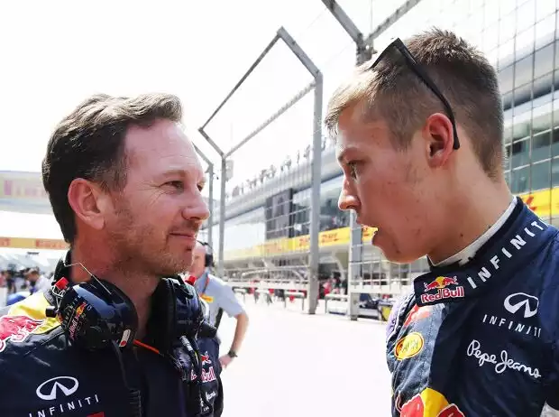 Christian Horner, Daniil Kwjat Titel-Bild zur News: Christian Horner, Daniil Kwjat