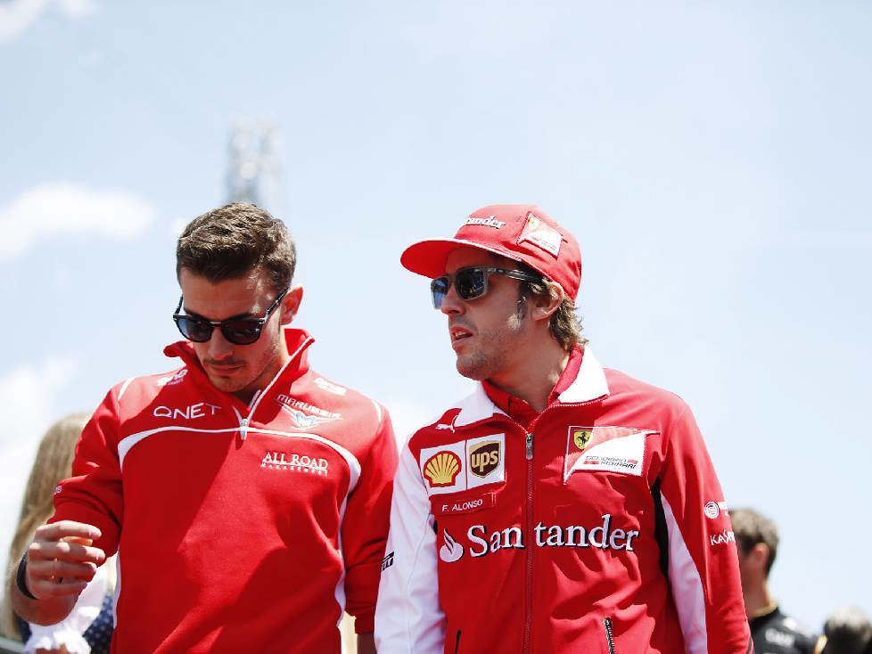 Jules Bianchi, Fernando Alonso
