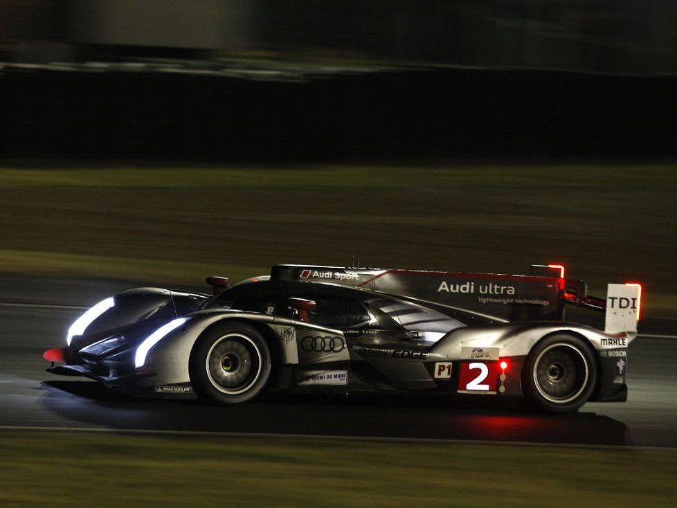 Andre Lotterer, Benoit Treluyer, Marcel Fässler in Le Mans 2011