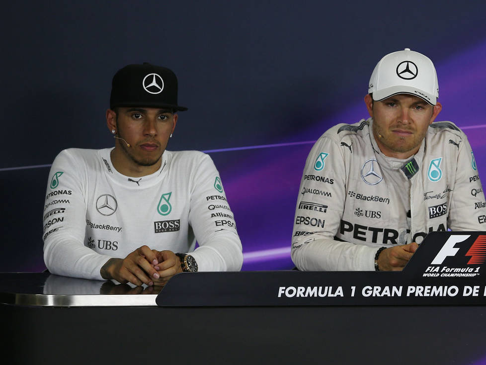Lewis Hamilton, Nico Rosberg, Sebastian Vettel