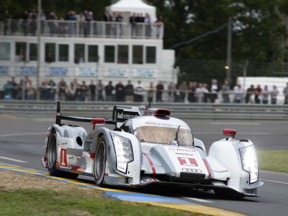 Andre Lotterer, Benoit Treluyer, Marcel Fässler in Le Mans 2012