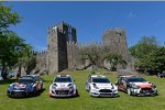 Die vier Hersteller in der Rallye-WM 2015