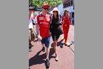 Kimi Räikkönen (Ferrari) und seine Freundin Minttu Virtanen