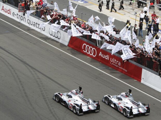 Audi-Doppelerfolg bei den 24 Stunden von Le Mans 2012